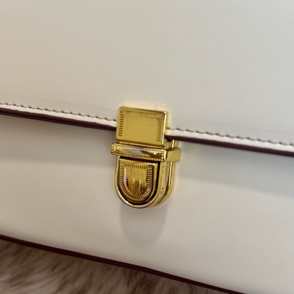 Cuiab Cream Baguette Shoulder Purse - Picture 6 of 14